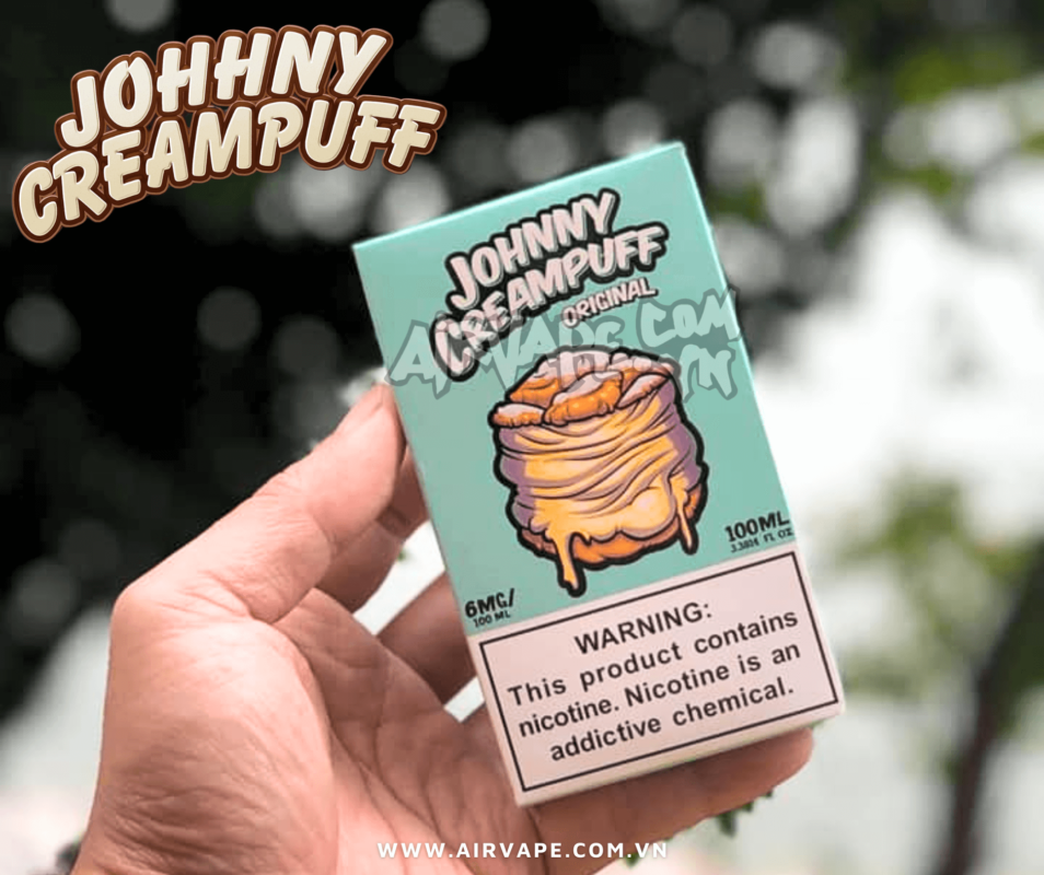 alt="tinh dầu thuốc lá điện tử vị bánh béo, tinh dầu béo ngọt, tinh dầu chính hãng johnny creampuff"