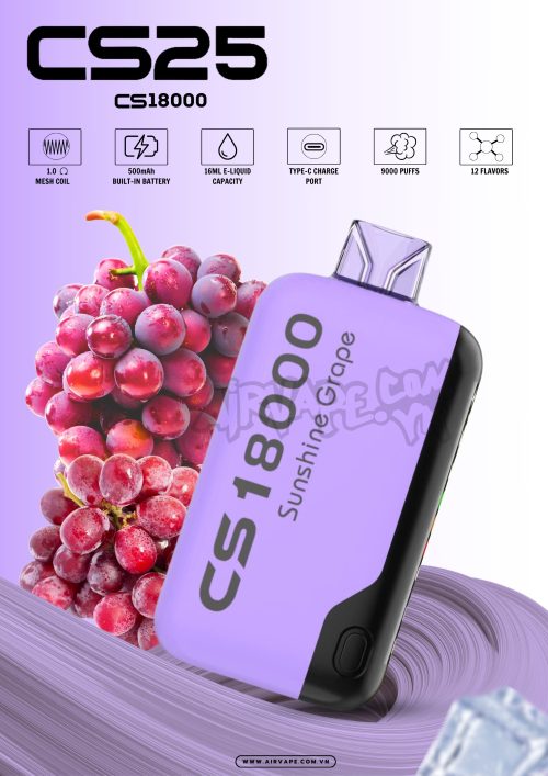 alt="cs25 vị nho tím, pod 1 lần vị nho , pod 1 lần cs25"