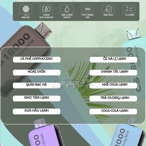 alt="disposable cs25, pod 1 lần cs25, pod 1 lần cs"