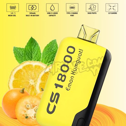 alt="pod 1 lần cs25, cs25 vị chanh tắc, cs25 kumquat ice"