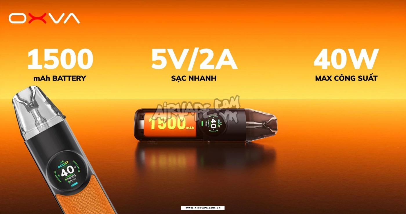 alt="dung lượng pin Nexlim Oxva 2025, pod system xlim 2025, pod system Nexlim 2025"